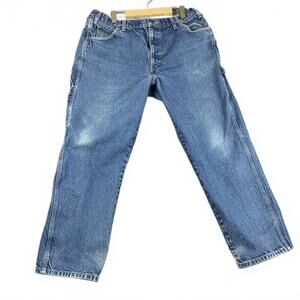 Dickies Mens 36x30 (TF 32x28) Relaxed Fit Heavyweight Carpenter Jeans